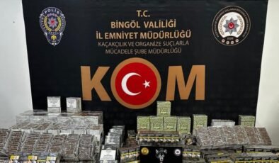 Bingöl'de uyuşturucu ve kaçakçılık operasyonu: 7 gözaltı