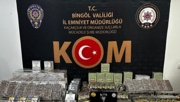 Bingöl'de uyuşturucu ve kaçakçılık operasyonu: 7 gözaltı
