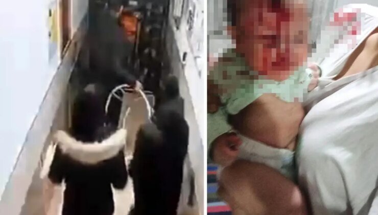 Gözü dönmüş baba, 4 aylık bebeğini cam sehpanın üzerine attı