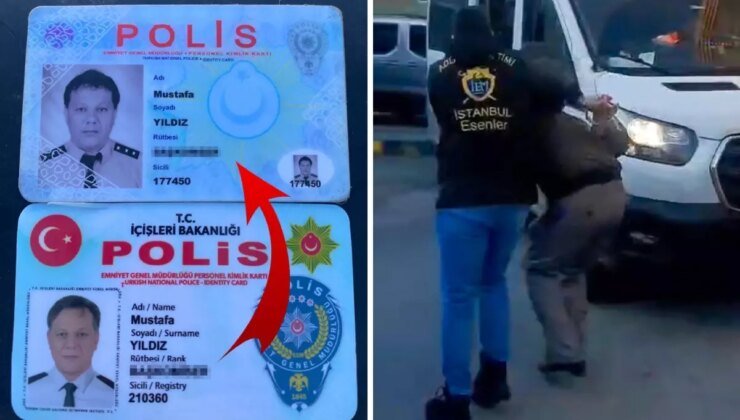 Kartındaki yazım hatası sahte polisi ele verdi