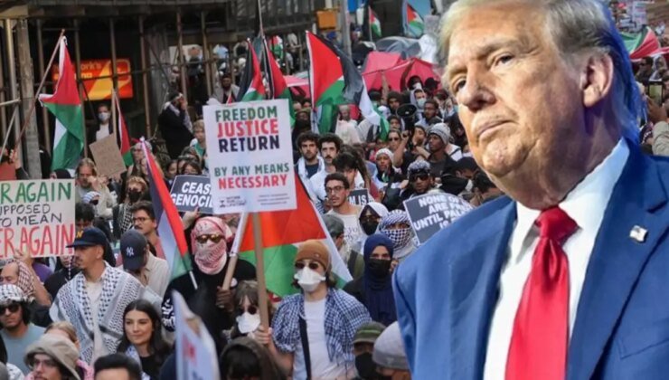 Trump, Filistin yanlısı protestocuların vizelerini iptal edecek