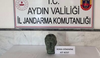 Aydın’da Roma dönemine ait büstü satmak istediler: 2 gözaltı
