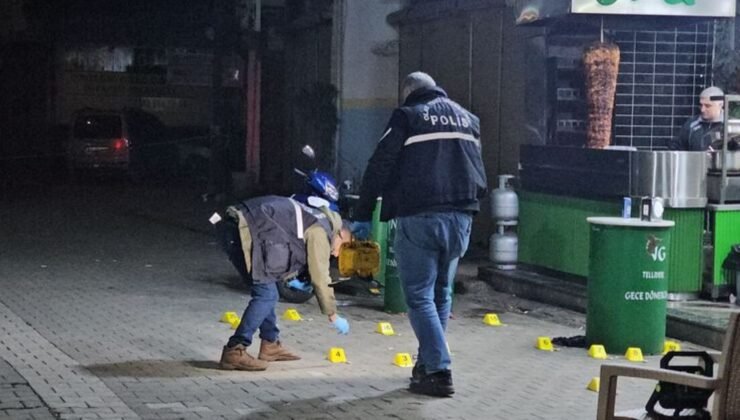 Gece dönercisine tabancalı saldırı
