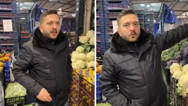 Haldeki fiyat etiketini gösteren esnaf isyan etti: Sadece nakliye parası çıkıyor