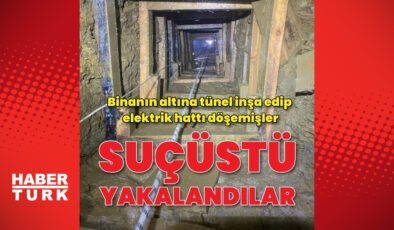 Kastamonu’da kaçak kazı şüphelileri binanın altına tünel inşa edip, elektrik hattı döşemiş