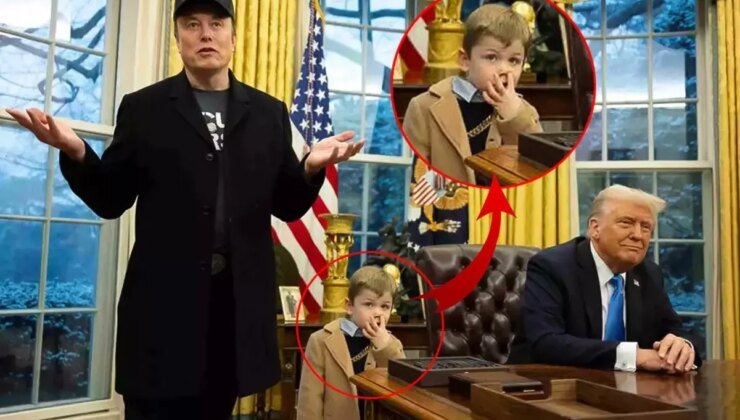 Trump Elon Musk’ın oğlunun sümüğünü sildiği 145 yıllık masayı kaldırttı