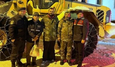 Yaylada mahsur kalan 3 kişi kurtarıldı