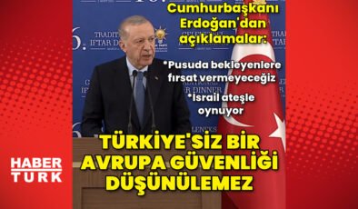Cumhurbaşkanı Recep Tayyip Erdoğan’dan açıklamalar