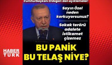 Cumhurbaşkanı Recep Tayyip Erdoğan’dan açıklamalar