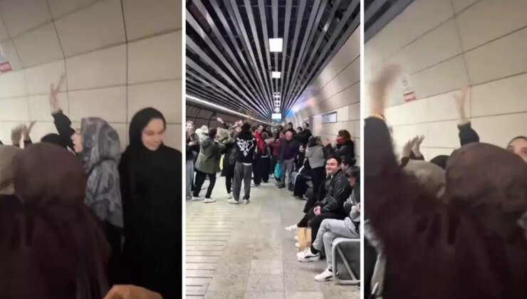 Marmaray’da İmamoğlu tartışması: Destekçiler ile karşıt grup arasında gerginlik çıktı