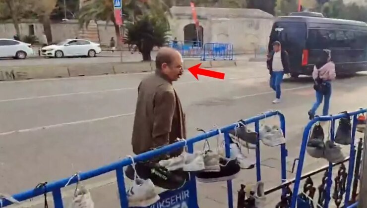 Saraçhane’de ilginç görüntü! Manzarayı görenler şaşkınlığını gizleyemedi