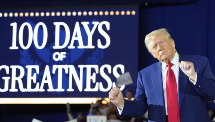 ABD Başkanı Trump görevdeki ilk 100 gününü değerlendirdi