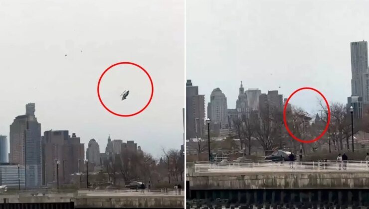 ABD’de helikopter Hudson Nehri’ne düştü: 6 ölü