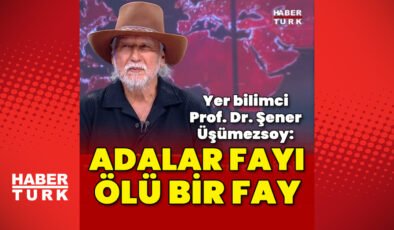 “Adalar fayı baştan beri ölü bir fay”