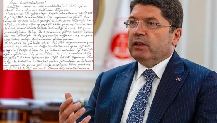 Adalet Bakanı Tunç’tan "Saraya yazdı, açık cezaevine çıktı" iddiasına yalanlama