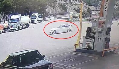 Akaryakıt istasyonunda drift pahalıya patladı