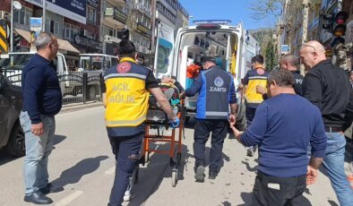 Amasya’da Yaya Geçidini Kullanmayarak Karşıya Geçen Kişi Otomobilin Çarpması Sonucu Yaralandı