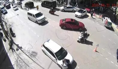Amasya’da Yaya Geçidini Kullanmayarak Kavşağı Geçmeye Çalışan Esnafa Otomobil Çarptı