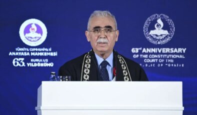 Anayasa Mahkemesi Başkanı Özkaya, Mahkemenin 63. kuruluş yıl dönümü programında konuştu Açıklaması