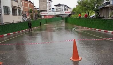 Aydın’da sağanak yağış yaşamı olumsuz etkiledi