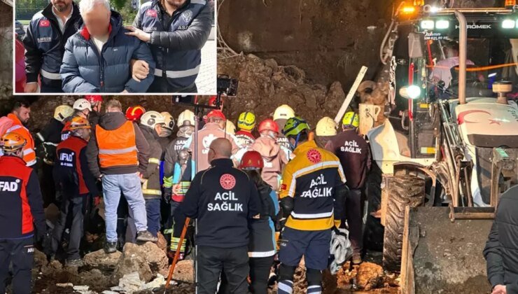Baba ve kızlarının hayatını kaybettiği heyelan faciasında 1 tutuklama