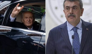 Bahçeli, Özgür Özel’in eleştirilerinin odağındaki Bakan Tekin’e sahip çıktı