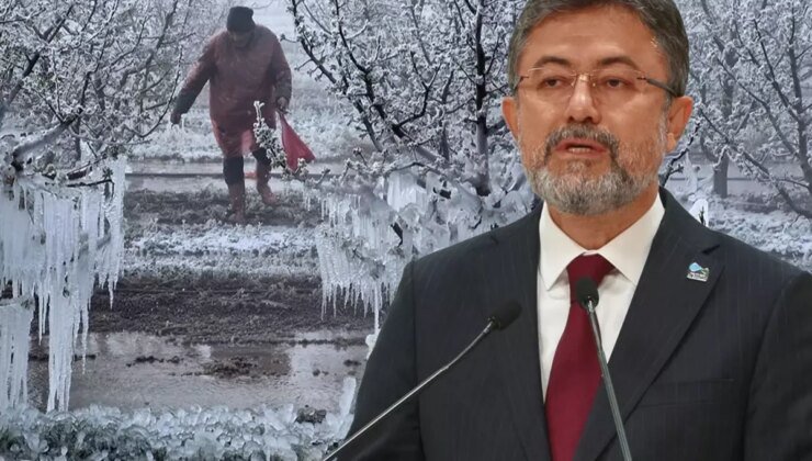 Bakan Yumaklı’dan zirai don açıklaması: ‘Mahvolduk’ demek sorumsuzca bir tutum