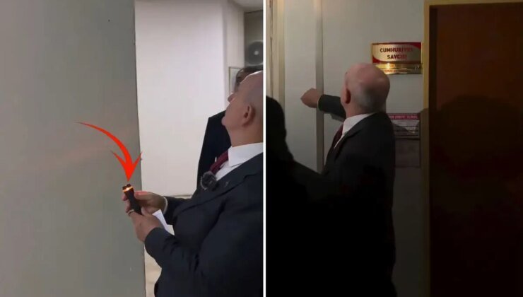 Belediye başkanının binalara yaptığı "sağlamlık" testi pes dedirtti