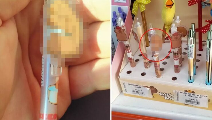 Buna kim, nasıl müsaade etti? Okulun karşısındaki kırtasiyede satılan kalem pes dedirtti