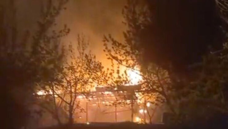 Bursa’da barakada yangın çıktı