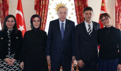 Cumhurbaşkanı Erdoğan, Minguzzi ailesini kabul etti