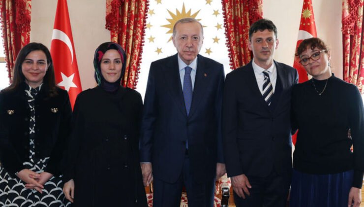 Cumhurbaşkanı Erdoğan, Minguzzi ailesini kabul etti
