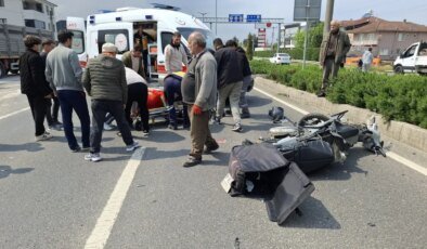 D-100 Kara Yolunda Motosiklet Kazası: 3 Yaralı
