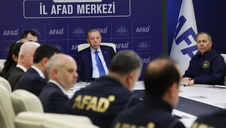 Deprem sonrası toplanan kriz masasında Cumhurbaşkanı Erdoğan’dan dikkat çeken talimat