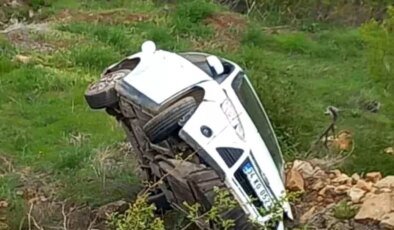 Elazığ’da Otomobil Devrildi: 1 Yaralı