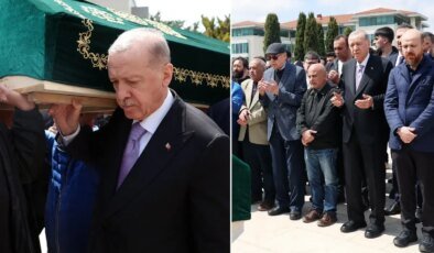 Erdoğan, eski Arapça öğretmeninin cenaze namazına katıldı