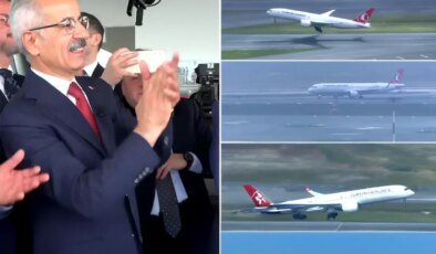 İstanbul Havalimanı’na aynı anda üç uçak iniş ve kalkış yaptı
