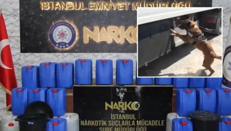İstanbul’da uyuşturucu operasyonu: 801,5 kilogram metamfetamin ele geçirildi