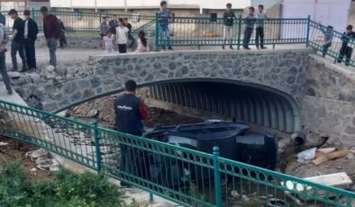 Kavgadan kaçarken köprüden uçtu!