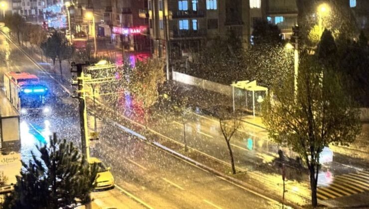 Konya’da kar kalınlığı 10 santimetreye ulaştı