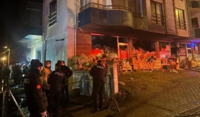 Konya’da markette yangın: 1 ölü
