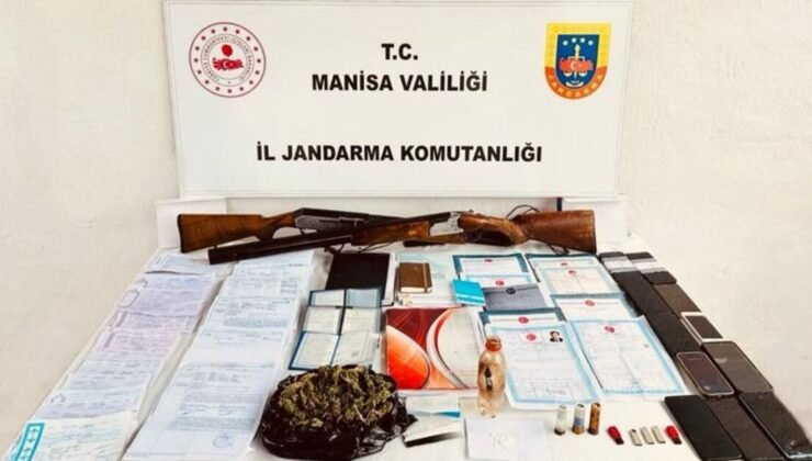 Manisa’da 2 suç örgütüne operasyon: 11 gözaltı