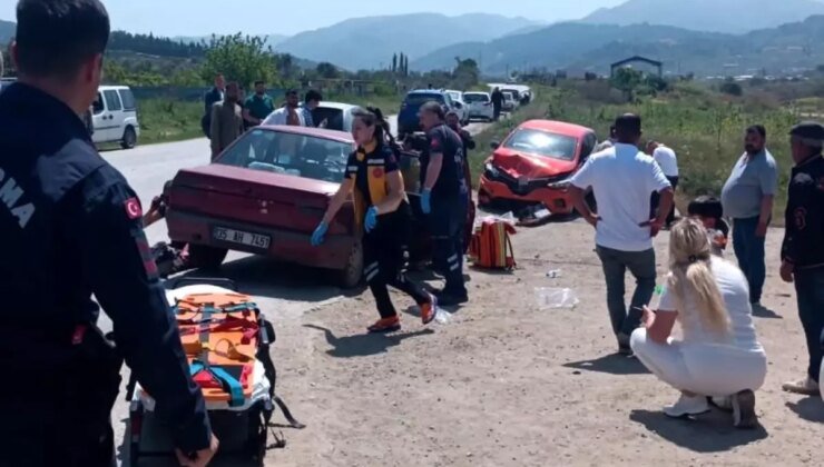 Manisa’nın Turgutlu İlçesinde Trafik Kazası: 4 Yaralı