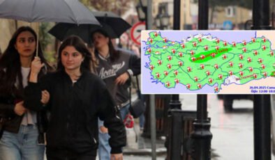 Meteoroloji’den kritik uyarı! Bu saatlere dikkat! Her yerde sağanak!