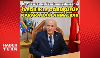 MHP Lideri Bahçeli’den İmamoğlu çağrısı: İvedilikle görüşülüp karara bağlanmalı!