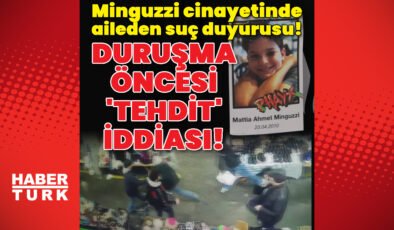 Minguzzi ailesinden suç duyurusu! Duruşma öncesi ‘tehdit’ iddiası!