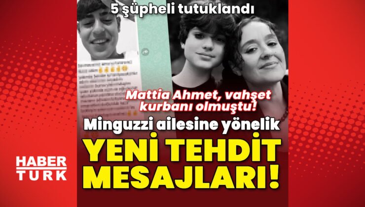 Minguzzi ailesine yönelik tehdide 5 tutuklama kararı