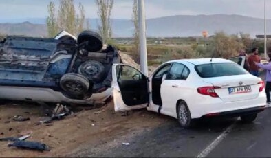 Nevşehir’de Kafa Kafaya Çarpışma: 3 Yaralı