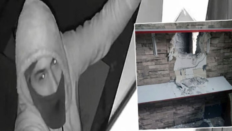 O anlar kamerada! Balyozlu enstrüman soygunu!