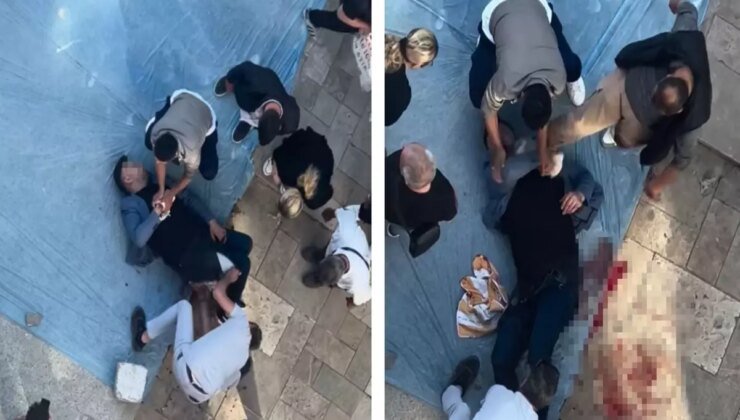 Önce kurşun yağdırdı ardından yerde tekmeledi